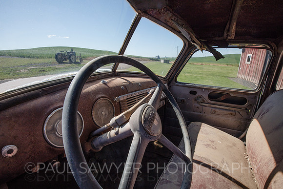 Vintage Truck Interior