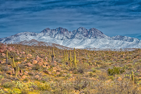 Four Peaks in Winter 6